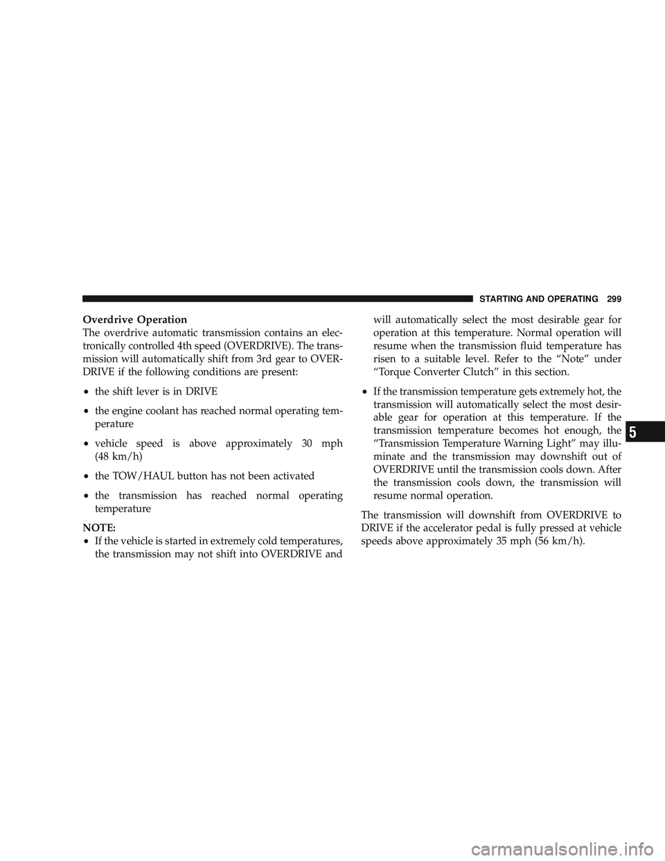 JEEP LIBERTY 2009  Owners Manual 5 