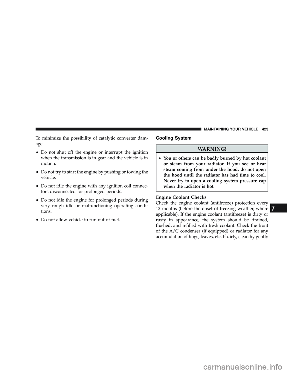 JEEP LIBERTY 2009 Owners Manual 7 JEEP LIBERTY 2009 Owners Manual 7