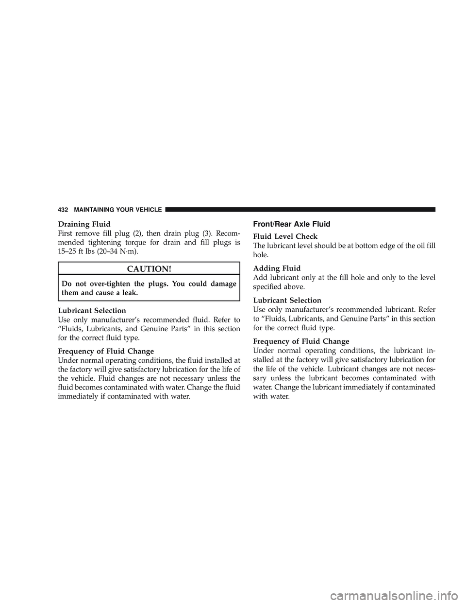 JEEP LIBERTY 2009 Owners Manual JEEP LIBERTY 2009 Owners Manual