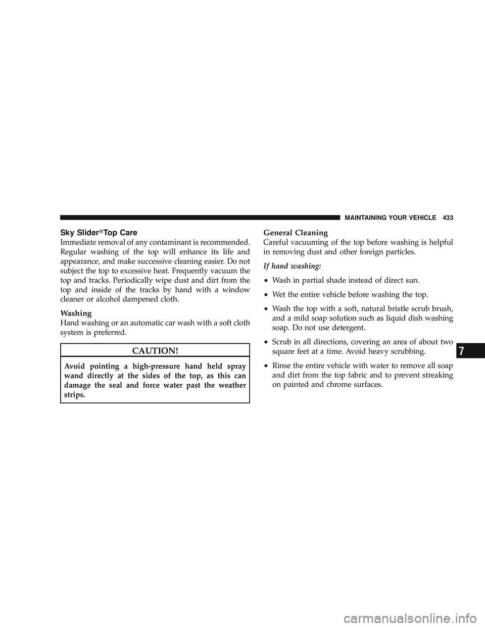 JEEP LIBERTY 2009 Owners Manual 7 JEEP LIBERTY 2009 Owners Manual 7