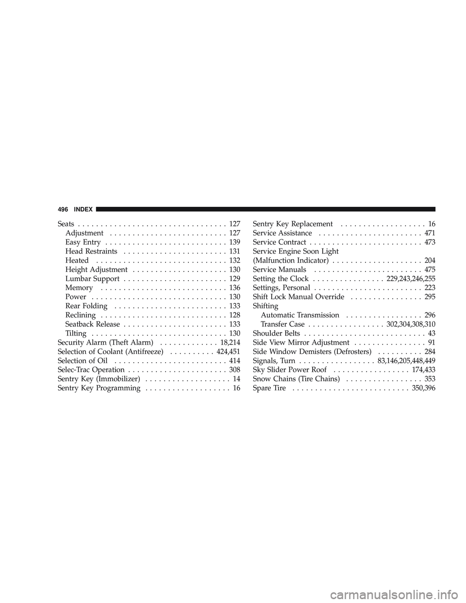 JEEP LIBERTY 2009 Owners Manual JEEP LIBERTY 2009 Owners Manual
