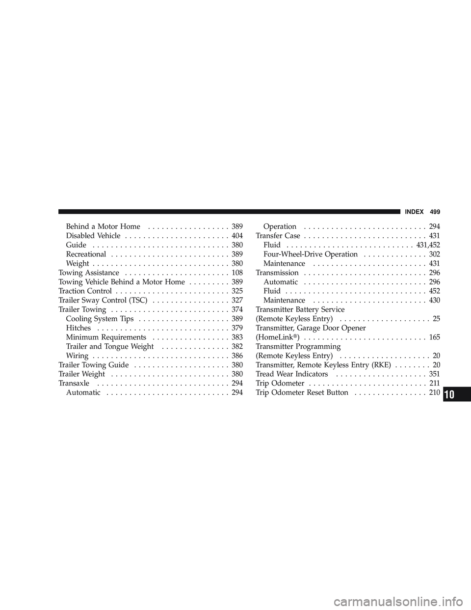 JEEP LIBERTY 2009  Owners Manual 10 