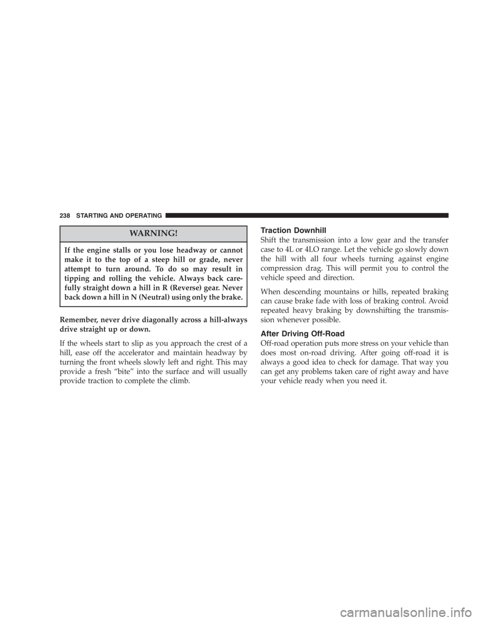 JEEP LIBERTY 2007  Owners Manual 