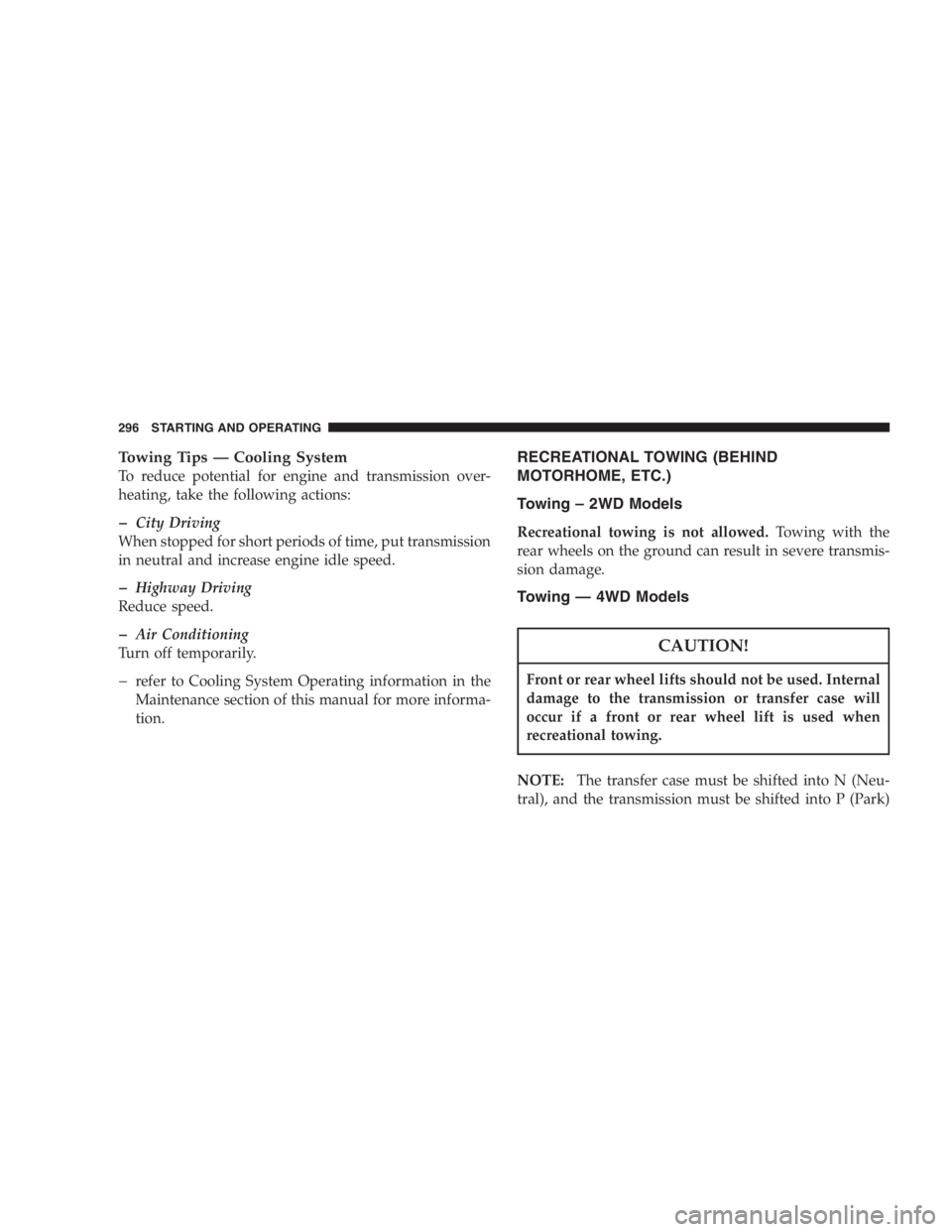JEEP LIBERTY 2007  Owners Manual 