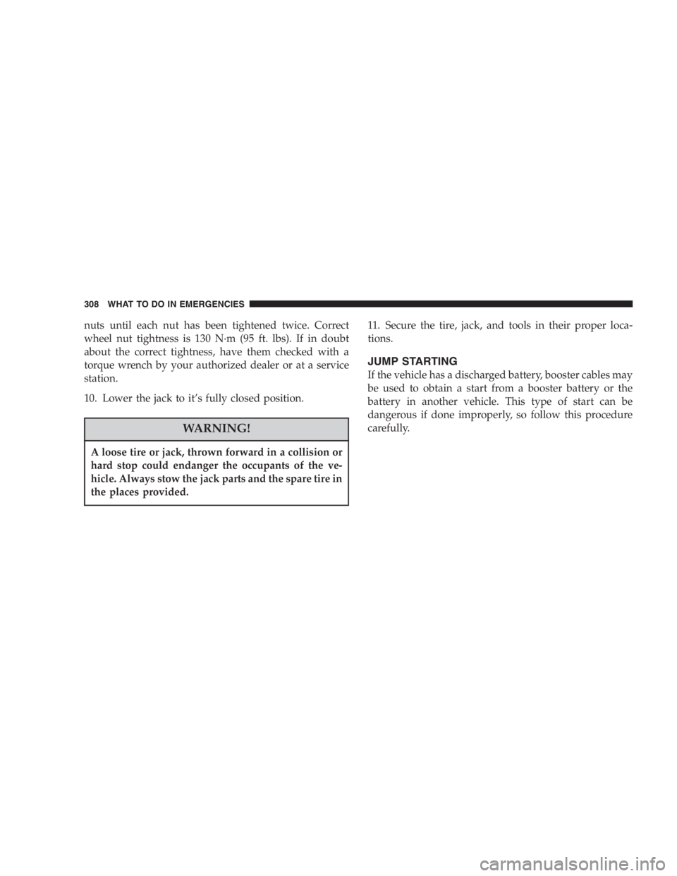 JEEP LIBERTY 2007  Owners Manual 