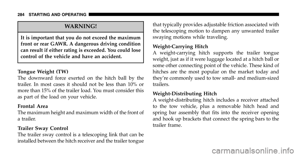 JEEP LIBERTY 2006 Owners Manual 7 JEEP LIBERTY 2006 Owners Manual 7