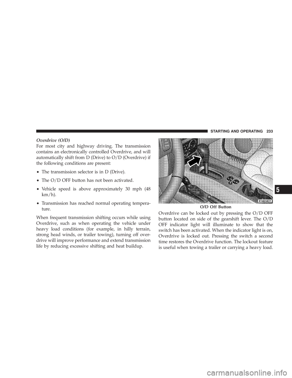 JEEP LIBERTY 2005  Owners Manual 