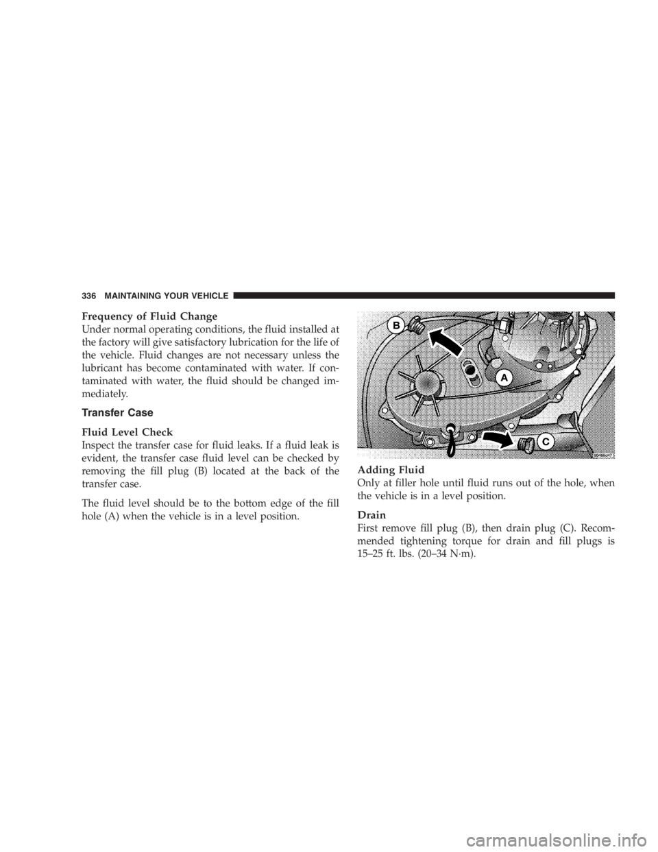 JEEP LIBERTY 2005  Owners Manual 
