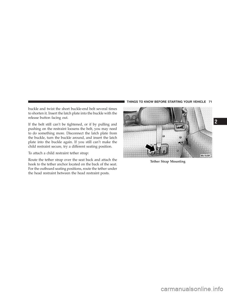 JEEP LIBERTY 2005 Manual PDF Power Sunroof Switch
146 UNDERSTANDING THE FEATURES OF YOUR VEHICLE 