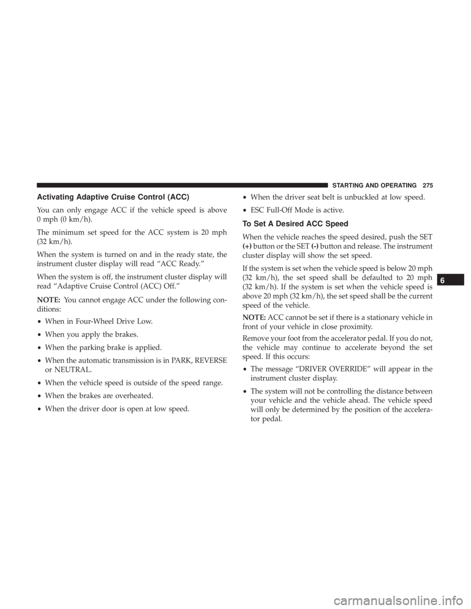 JEEP CHEROKEE TRAILHAWK 2018  Owners Manual 