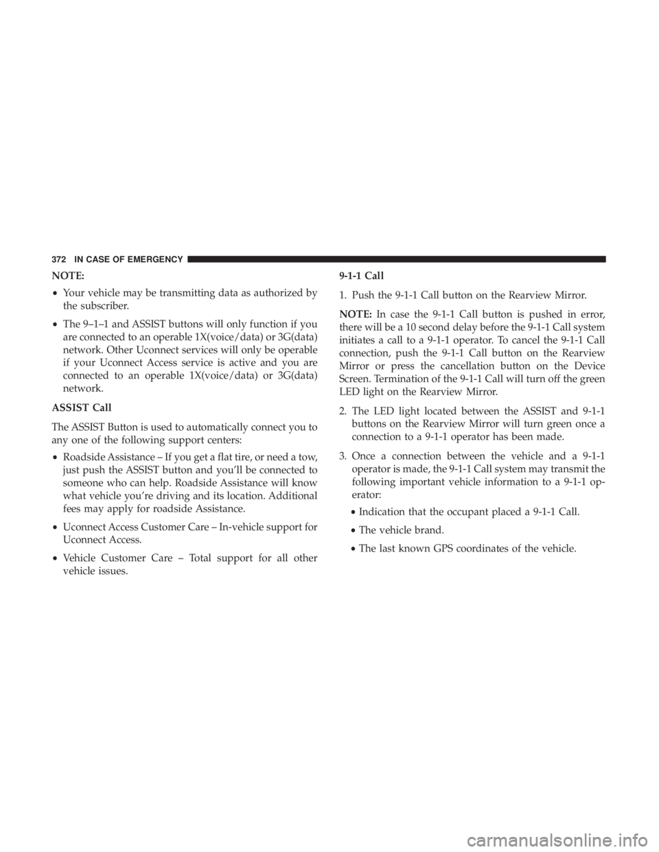 JEEP CHEROKEE TRAILHAWK 2018  Owners Manual 