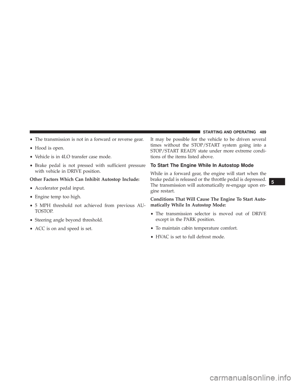 JEEP CHEROKEE TRAILHAWK 2016  Owners Manual 