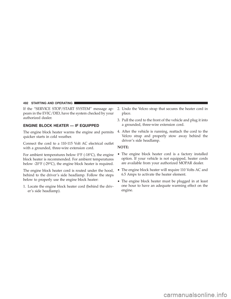 JEEP CHEROKEE TRAILHAWK 2016  Owners Manual 