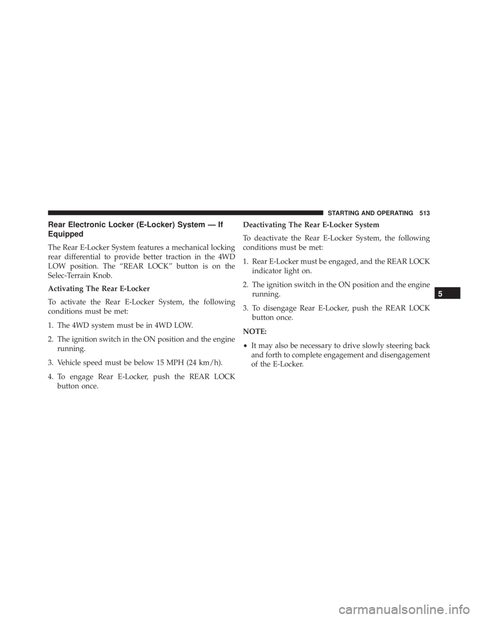 JEEP CHEROKEE TRAILHAWK 2016  Owners Manual 