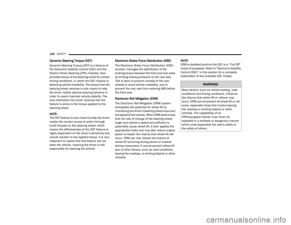 JEEP CHEROKEE TRAILHAWK 2020  Owners Manual �:�$�5�1�,�1�*�
�0�D�Q�\��I�D�F�W�R�U�V���V�X�F�K��D�V��Y�H�K�L�F�O�H��O�R�D�G�L�Q�J���U�R�D�G�
�F�R�Q�G�L�W�L�R�Q�V��D�Q�G��G�U�L�Y�L�Q�J��F�R�Q�G�L�W�L�R�Q�V���L�Q�I�O�X�H�Q�F�H�
�W�
