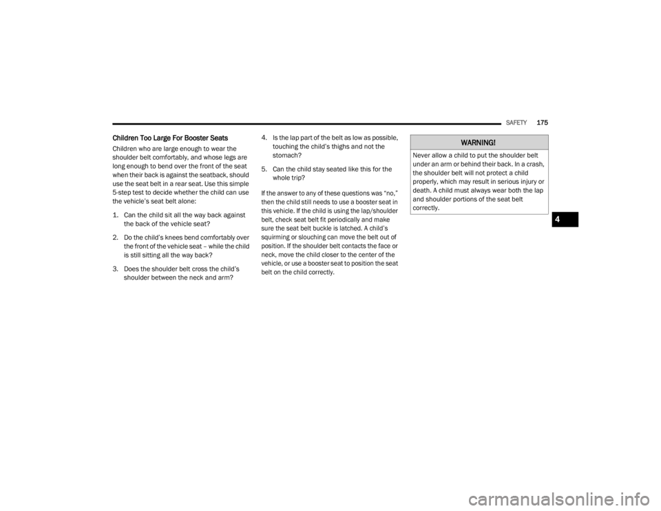 JEEP CHEROKEE TRAILHAWK 2020  Owners Manual 
�:�$�5�1�,�1�*�
�1�H�Y�H�U��D�O�O�R�Z��D��F�K�L�O�G��W�R��S�X�W��W�K�H��V�K�R�X�O�G�H�U��E�H�O�W�
�X�Q�G�H�U��D�Q��D�U�P��R�U��E�H�K�L�Q�G��W�K�H�L�U��E�D�F�N���,�Q��D��F�U�D�V�K�