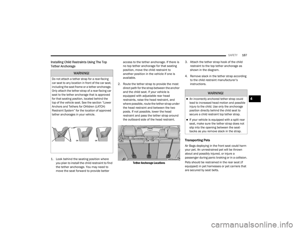 JEEP CHEROKEE TRAILHAWK 2020  Owners Manual �:�$�5�1�,�1�*�

��R��Q�R�W��D�W�W�D�F�K��D��W�H�W�K�H�U��V�W�U�D�S��I�R�U��D��U�H�D�U��I�D�F�L�Q�J�
�F�D�U��V�H�D�W��W�R��D�Q�\��O�R�F�D�W�L�R�Q��L�Q��I�U�R�Q�W��R�I��W�K�H��F�D�