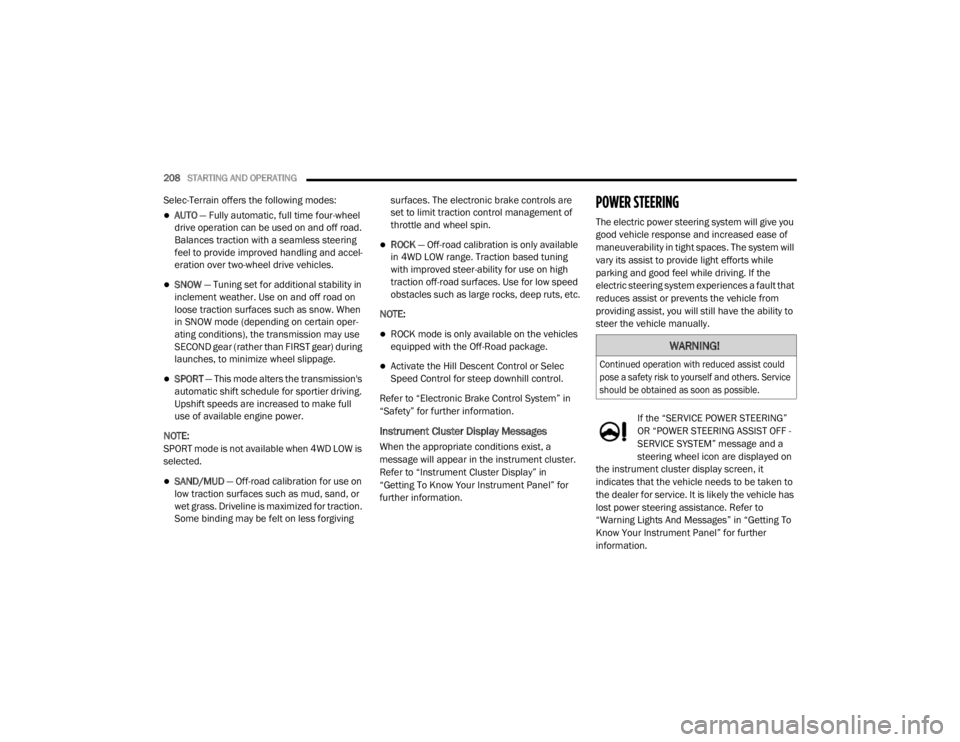 JEEP CHEROKEE TRAILHAWK 2020  Owners Manual �:�$�5�1�,�1�*�

�&�R�Q�W�L�Q�X�H�G��R�S�H�U�D�W�L�R�Q��Z�L�W�K��U�H�G�X�F�H�G��D�V�V�L�V�W��F�R�X�O�G�
�S�R�V�H��D��V�D�I�H�W�\��U�L�V�N��W�R��\�R�X�U�V�H�O�I��D�Q�G��R�W�K�H�U�V���6�