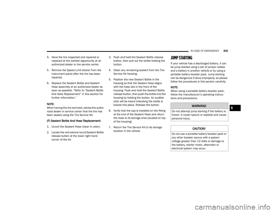 JEEP CHEROKEE TRAILHAWK 2020  Owners Manual �:�$�5�1�,�1�*�
��R��Q�R�W��D�W�W�H�P�S�W��M�X�P�S��V�W�D�U�W�L�Q�J��L�I��W�K�H��E�D�W�W�H�U�\��L�V�
�I�U�R�]�H�Q���,�W��F�R�X�O�G��U�X�S�W�X�U�H��R�U��H�[�S�O�R�G�H��D�Q�G��F�D�X�V