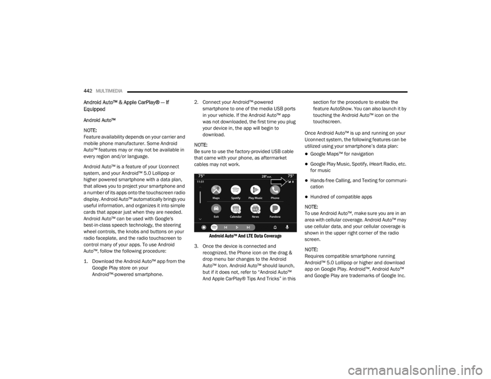 JEEP CHEROKEE TRAILHAWK 2020  Owners Manual 