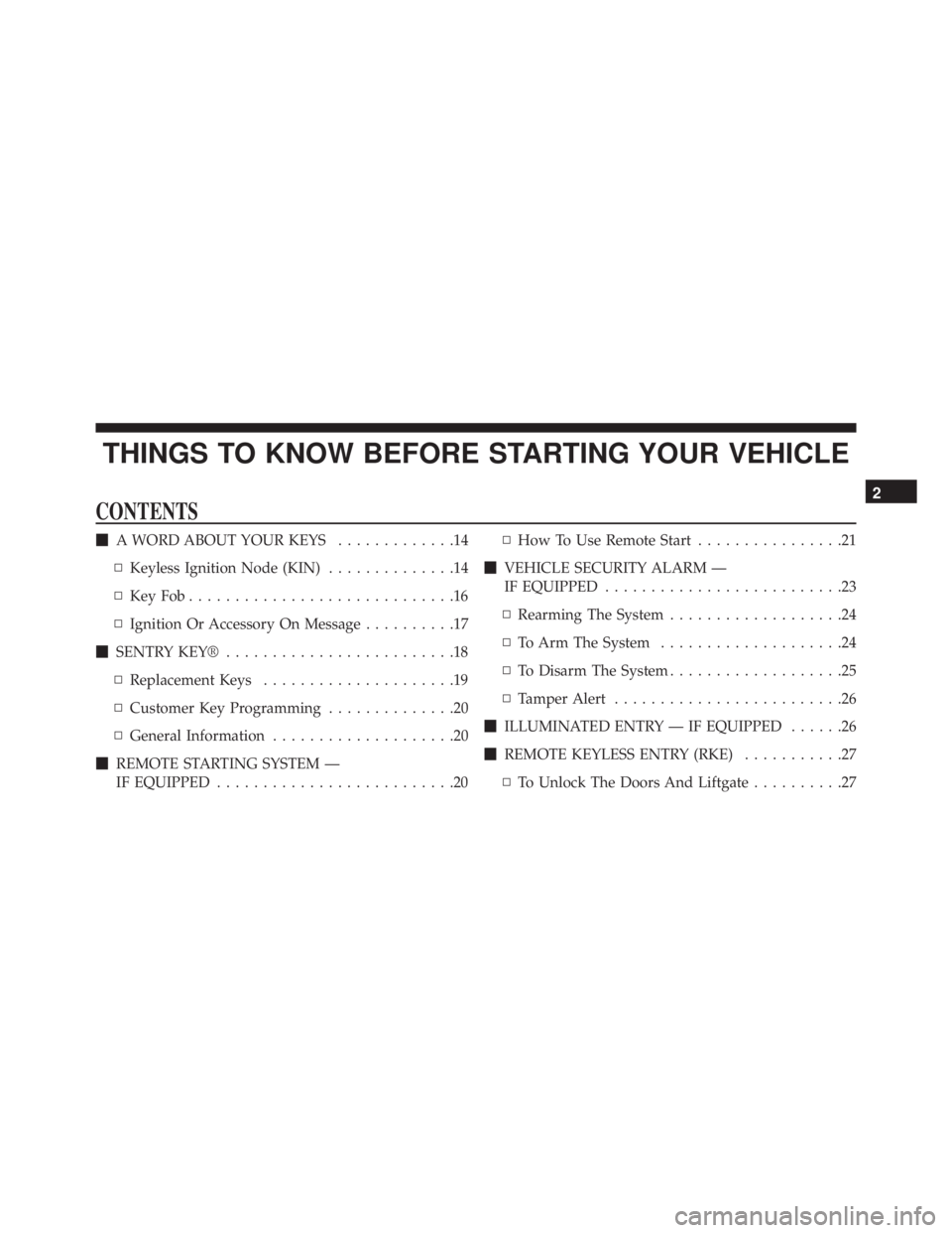 JEEP CHEROKEE OVERLAND 2014 User Guide JEEP CHEROKEE OVERLAND 2014 User Guide
