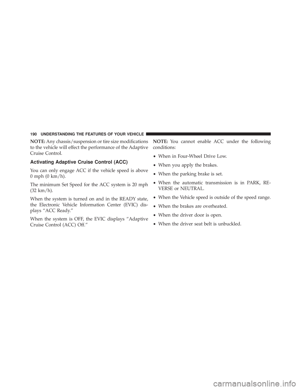 JEEP CHEROKEE OVERLAND 2014 Owners Manual JEEP CHEROKEE OVERLAND 2014 Owners Manual