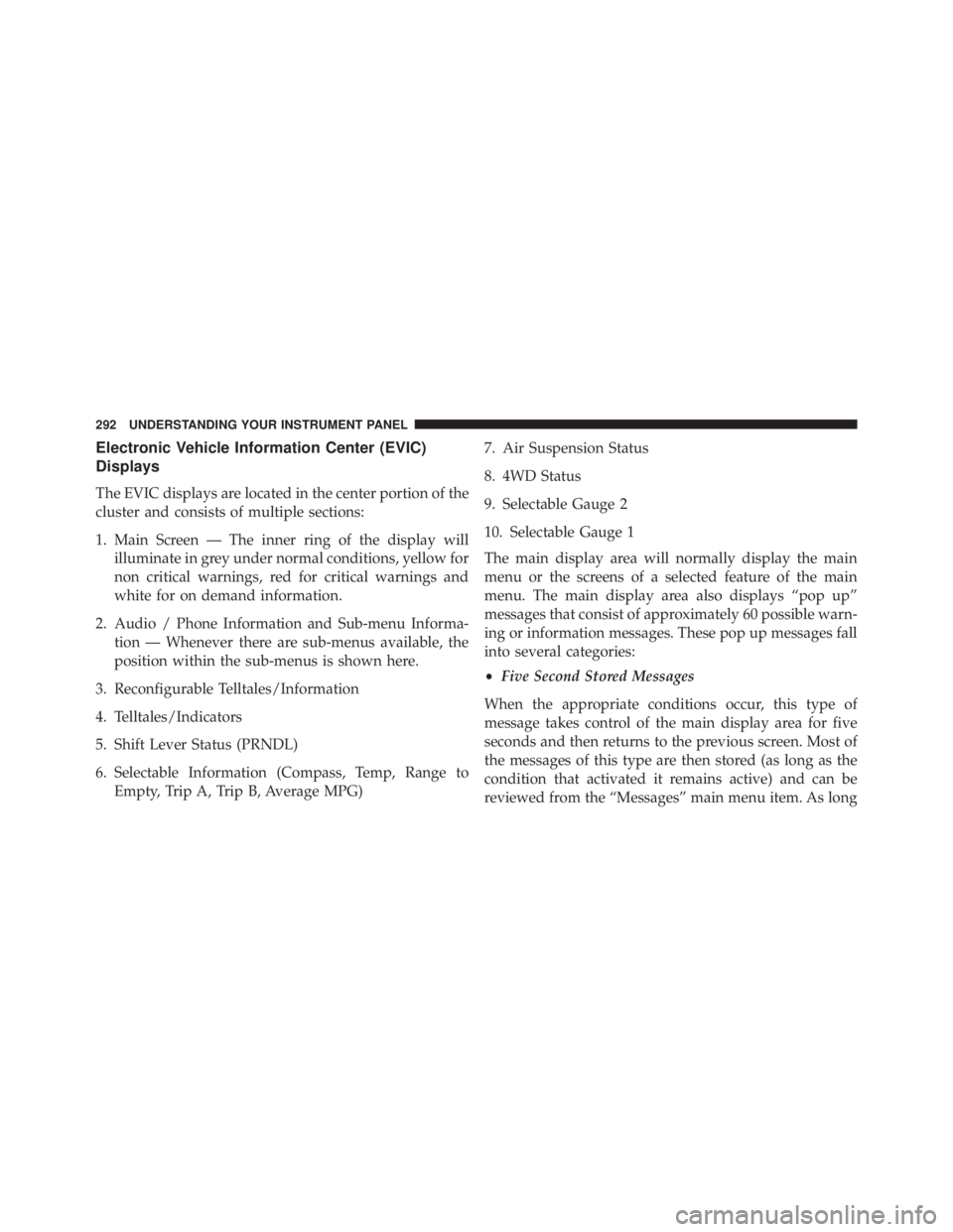 JEEP CHEROKEE OVERLAND 2014 Owners Manual JEEP CHEROKEE OVERLAND 2014 Owners Manual