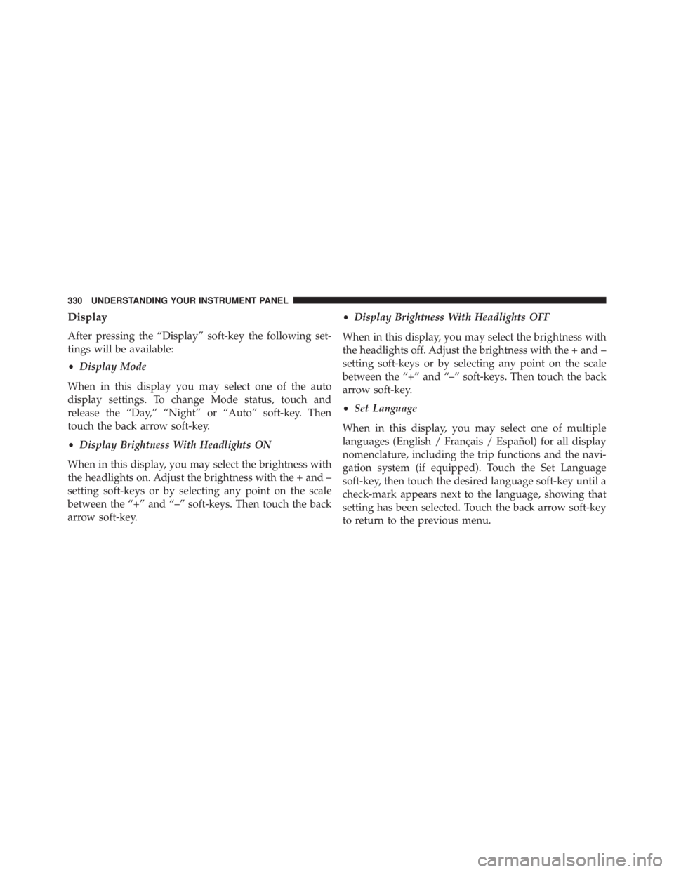 JEEP CHEROKEE OVERLAND 2014 Owners Manual JEEP CHEROKEE OVERLAND 2014 Owners Manual