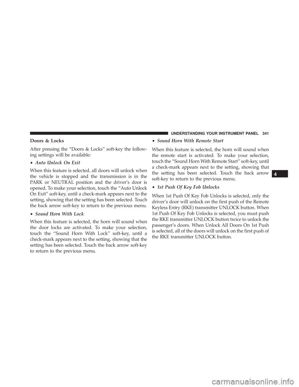 JEEP CHEROKEE OVERLAND 2014 Owners Manual JEEP CHEROKEE OVERLAND 2014 Owners Manual
