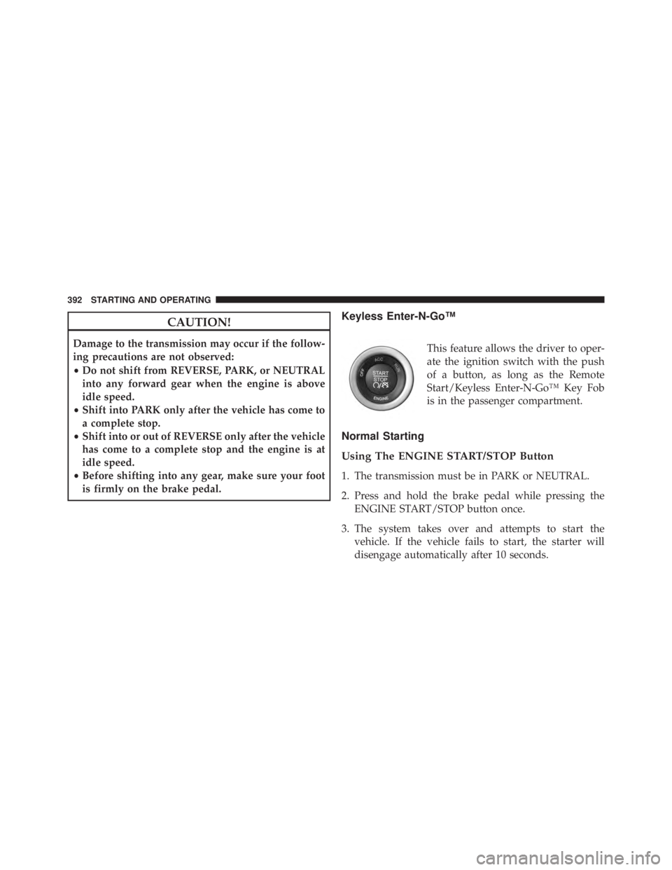 JEEP CHEROKEE OVERLAND 2014  Owners Manual 