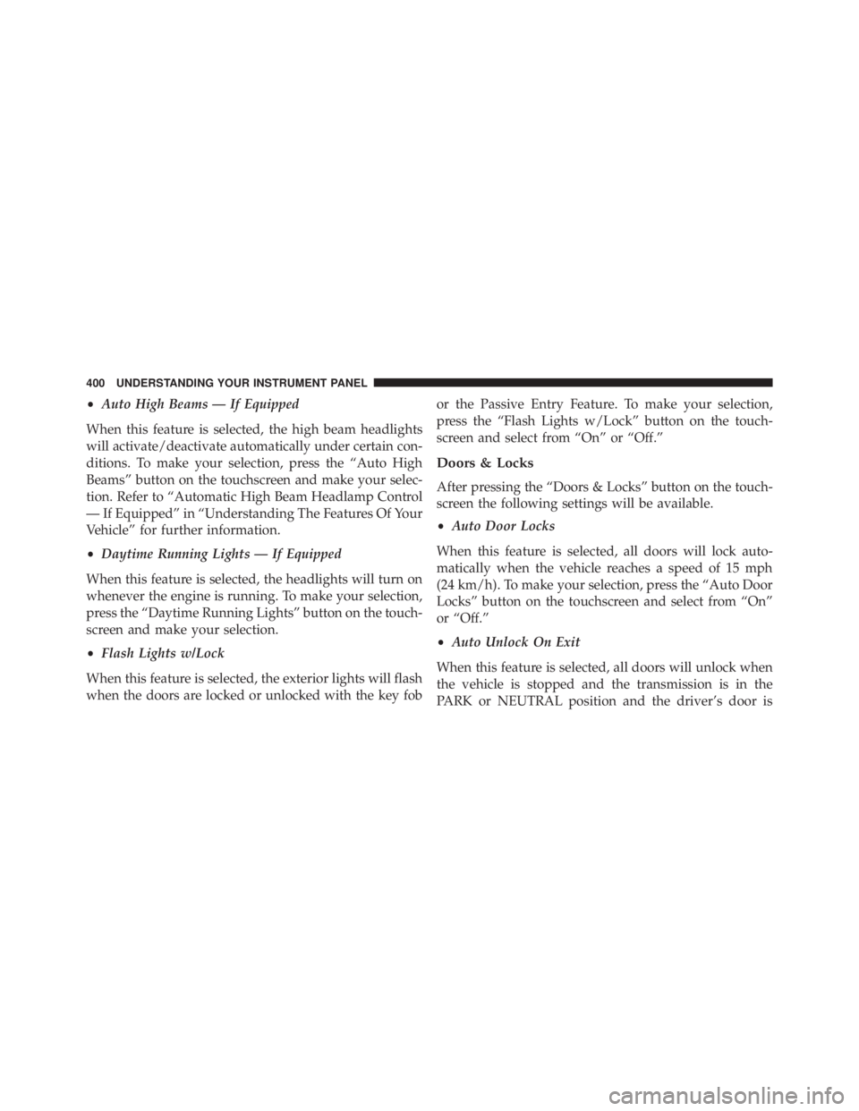 JEEP CHEROKEE LATITUDE 2016  Owners Manual 