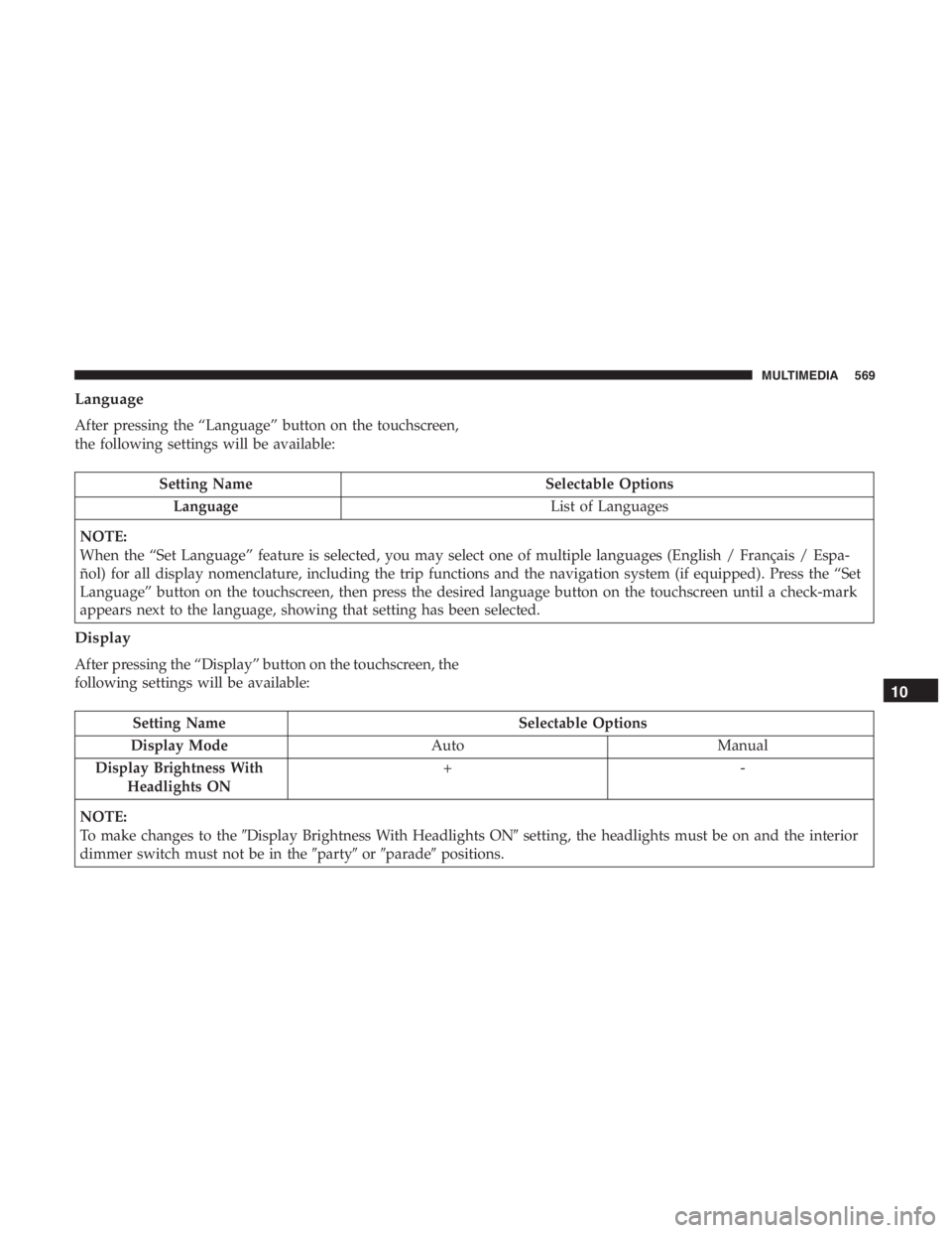 JEEP CHEROKEE LIMITED 2019  Owners Manual 