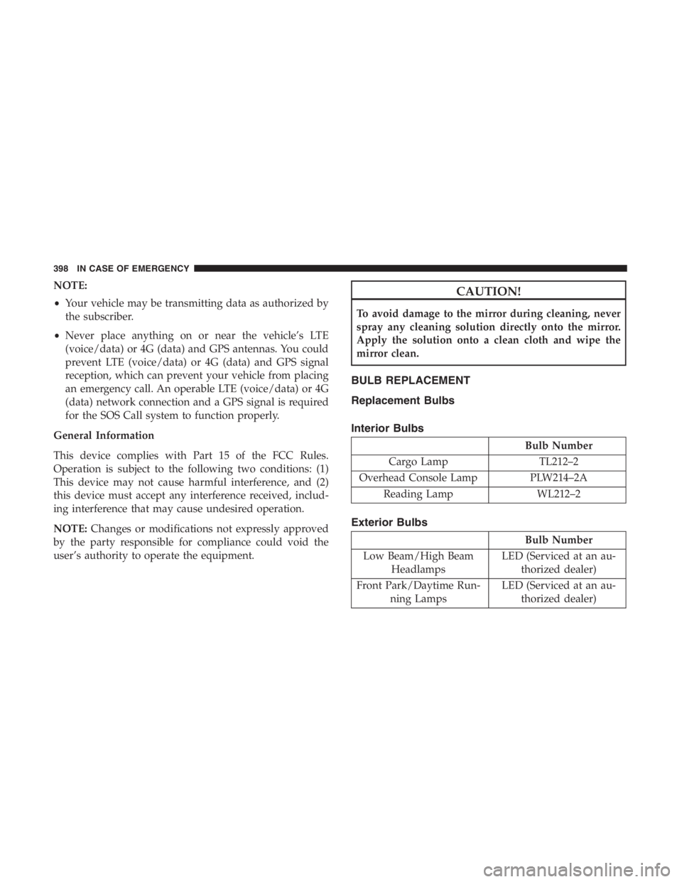 JEEP CHEROKEE LATITUDE 2019  Owners Manual 