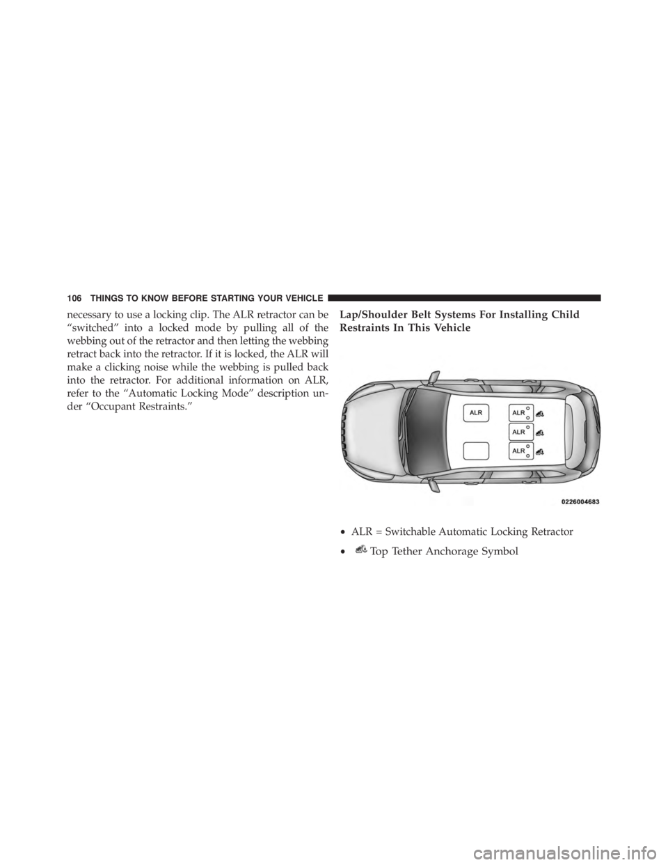 JEEP CHEROKEE LATITUDE 2015  Owners Manual 