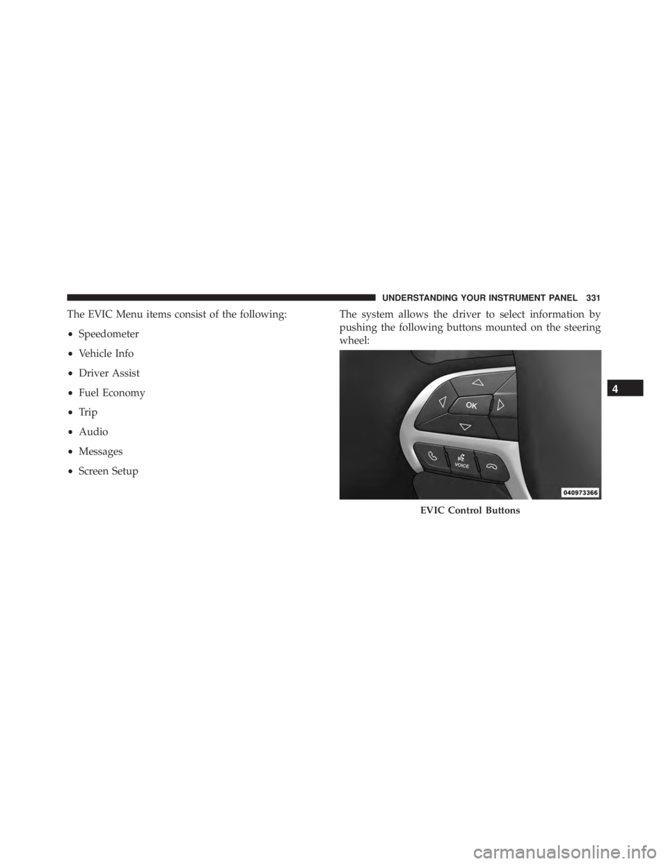 JEEP CHEROKEE LATITUDE 2015  Owners Manual 
