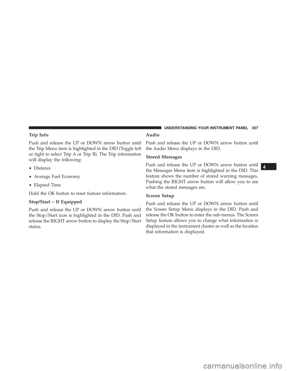 JEEP CHEROKEE LATITUDE 2015  Owners Manual 