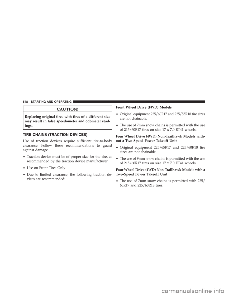 JEEP CHEROKEE LATITUDE 2015  Owners Manual 