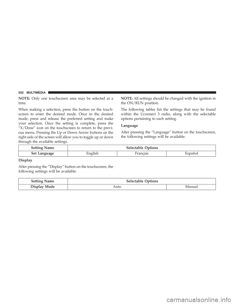 JEEP CHEROKEE TRAILHAWK 2019 Owners Manual JEEP CHEROKEE TRAILHAWK 2019 Owners Manual