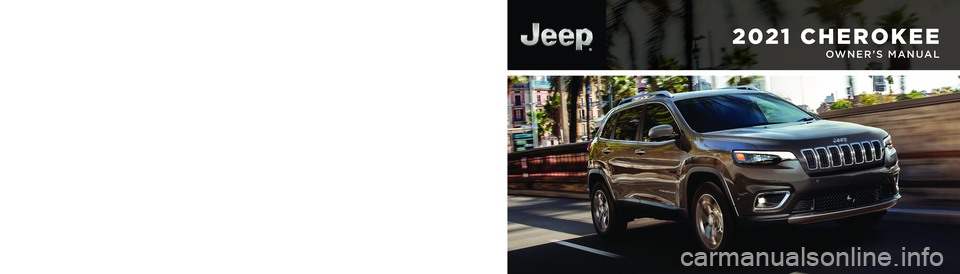 JEEP CHEROKEE LATITUDE LUX 2021  Owners Manual 