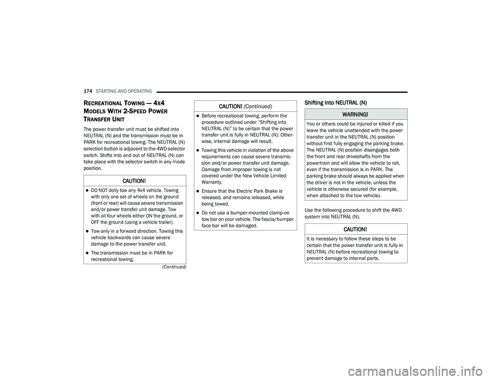 JEEP CHEROKEE LATITUDE LUX 2021  Owners Manual 