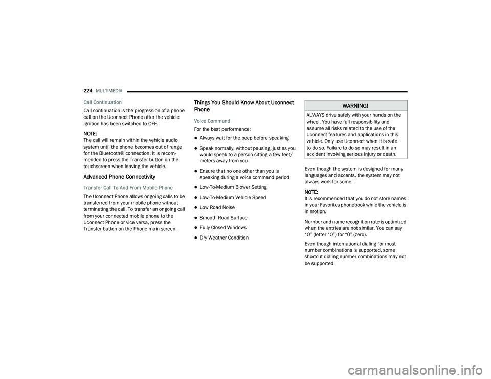 JEEP CHEROKEE LATITUDE LUX 2021  Owners Manual �:�$�5�1�,�1�*�
�$�/�:�$�<�6��G�U�L�Y�H��V�D�I�H�O�\��Z�L�W�K��\�R�X�U��K�D�Q�G�V��R�Q��W�K�H�
�Z�K�H�H�O���<�R�X��K�D�Y�H��I�X�O�O��U�H�V�S�R�Q�V�L�E�L�O�L�W�\��D�Q�G�
�D�V�V�X�P�H��