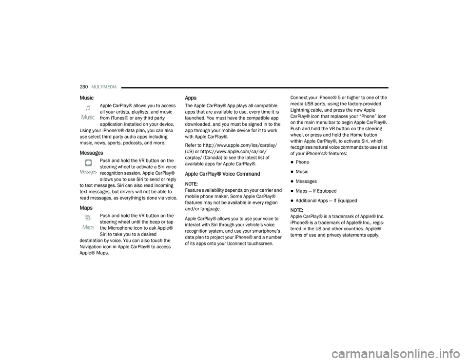JEEP CHEROKEE LATITUDE LUX 2021  Owners Manual 