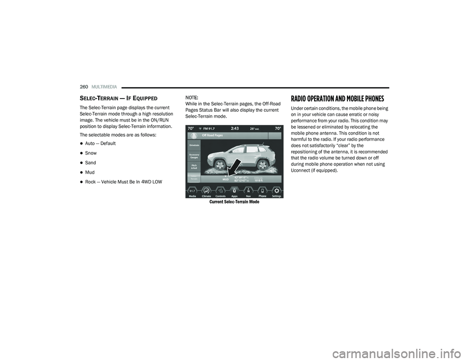 JEEP CHEROKEE LATITUDE LUX 2021  Owners Manual 