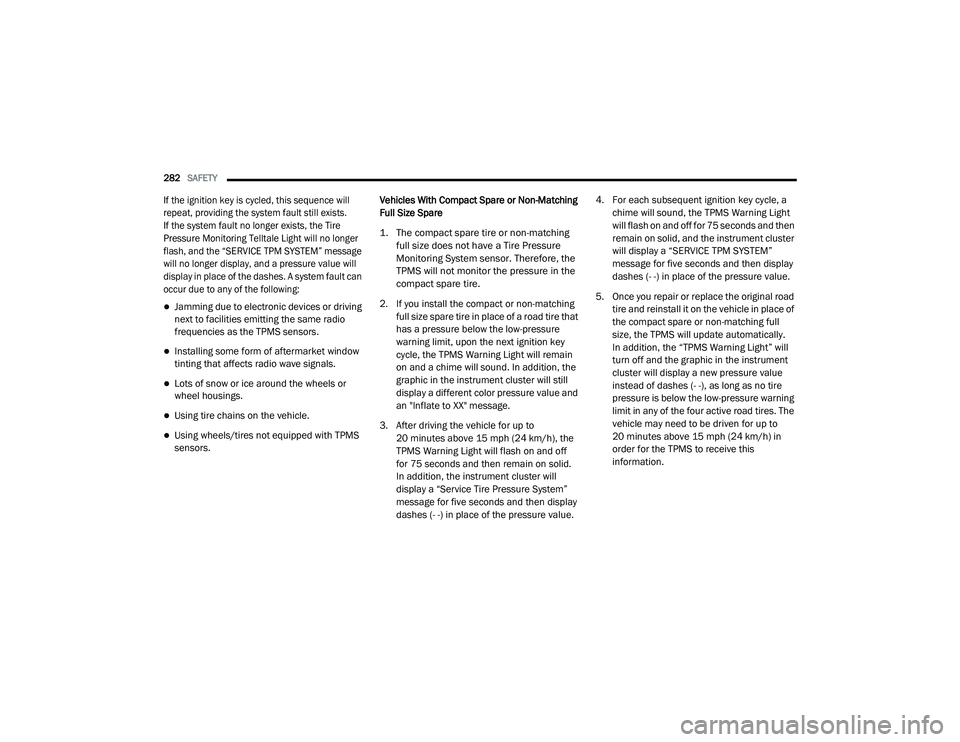 JEEP CHEROKEE LATITUDE LUX 2021  Owners Manual 