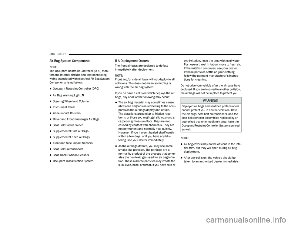 JEEP CHEROKEE LATITUDE LUX 2021  Owners Manual �:�$�5�1�,�1�*�

��H�S�O�R�\�H�G��D�L�U��E�D�J�V��D�Q�G��V�H�D�W��E�H�O�W��S�U�H�W�H�Q�V�L�R�Q�H�U�V�
�F�D�Q�Q�R�W��S�U�R�W�H�F�W��\�R�X��L�Q��D�Q�R�W�K�H�U��F�R�O�O�L�V�L�R�Q���+�D�Y�