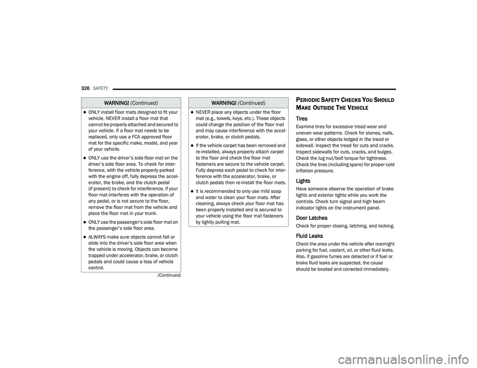 JEEP CHEROKEE LATITUDE LUX 2021  Owners Manual �:�$�5�1�,�1�*� (Continuedyf�:AR�1�,�1�*� (Continuedyf 