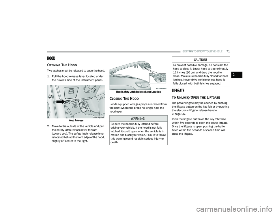 JEEP CHEROKEE LATITUDE LUX 2021 Manual PDF �:�$�5�1�,�1�*�
�%�H��V�X�U�H��W�K�H��K�R�R�G��L�V��I�X�O�O�\��O�D�W�F�K�H�G��E�H�I�R�U�H�
�G�U�L�Y�L�Q�J��\�R�X�U��Y�H�K�L�F�O�H���,�I��W�K�H��K�R�R�G��L�V��Q�R�W��I�X�O�O�\�
�O�D�