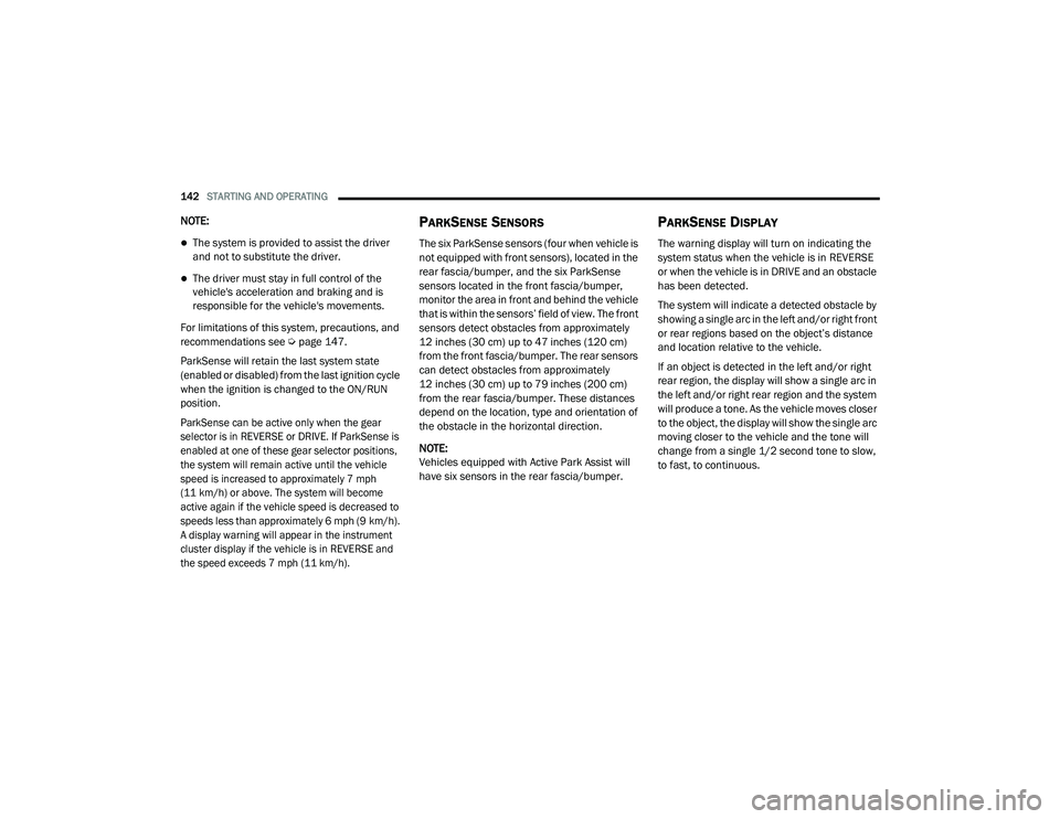 JEEP CHEROKEE 2022  Owners Manual 