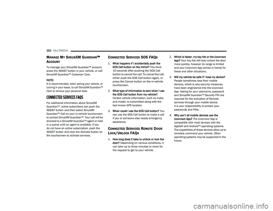 JEEP CHEROKEE 2022  Owners Manual 