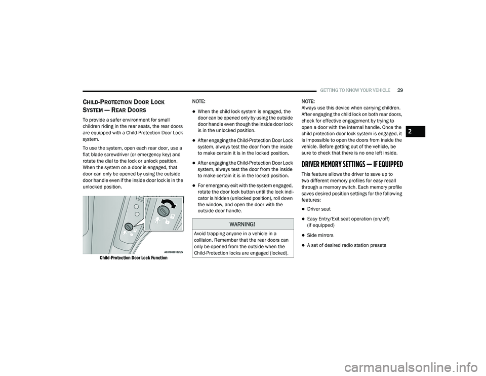 JEEP CHEROKEE 2022 Owners Guide �:�$�5�1�,�1�*�
�$�Y�R�L�G��W�U�D�S�S�L�Q�J��D�Q�\�R�Q�H��L�Q��D��Y�H�K�L�F�O�H��L�Q��D�
�F�R�O�O�L�V�L�R�Q���5�H�P�H�P�E�H�U��W�K�D�W��W�K�H��U�H�D�U��G�R�R�U�V��F�D�Q�
�R�Q�O�\��E�